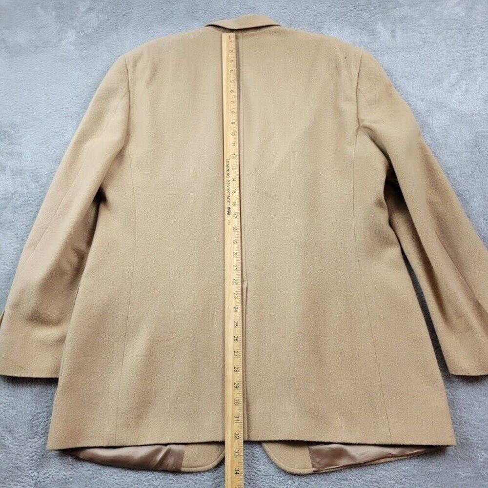 Brooks Brothers Blazer Jacket Mens 46 Brown Camel Hair Sports Jacket - Picture 14 of 16